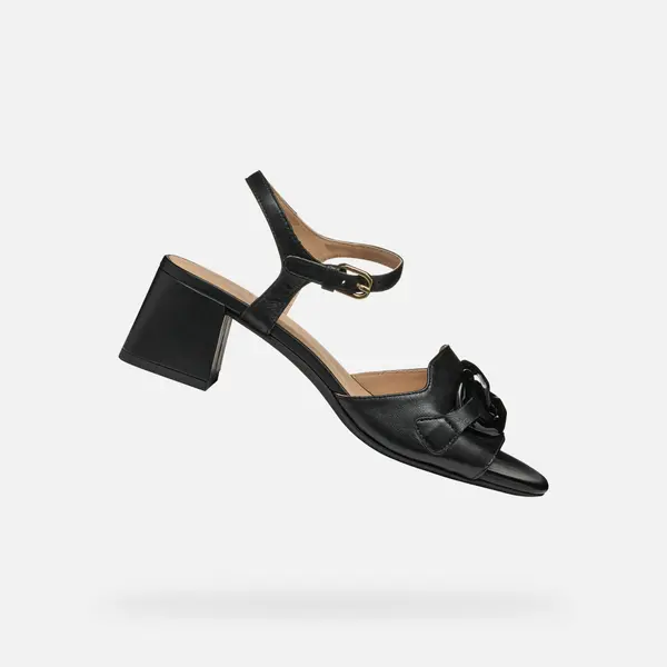 GEOX Black women's sandals Geox New Eraklia 50 T - Women's