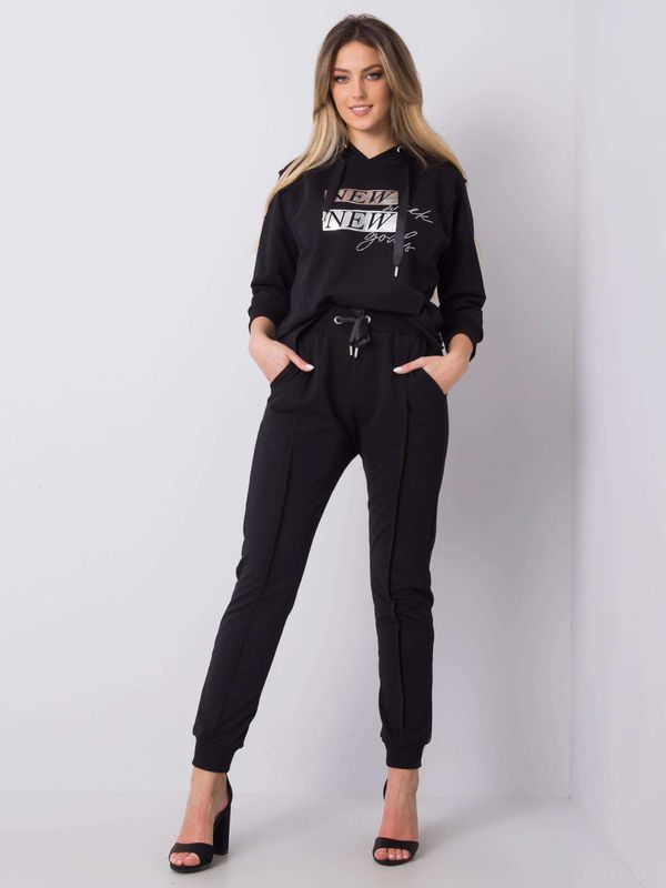 Fashionhunters Black women's set