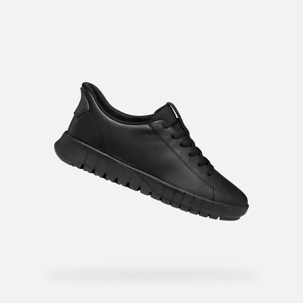 GEOX Black women's sneakers Geox Flextride Plus Fast in - Women's