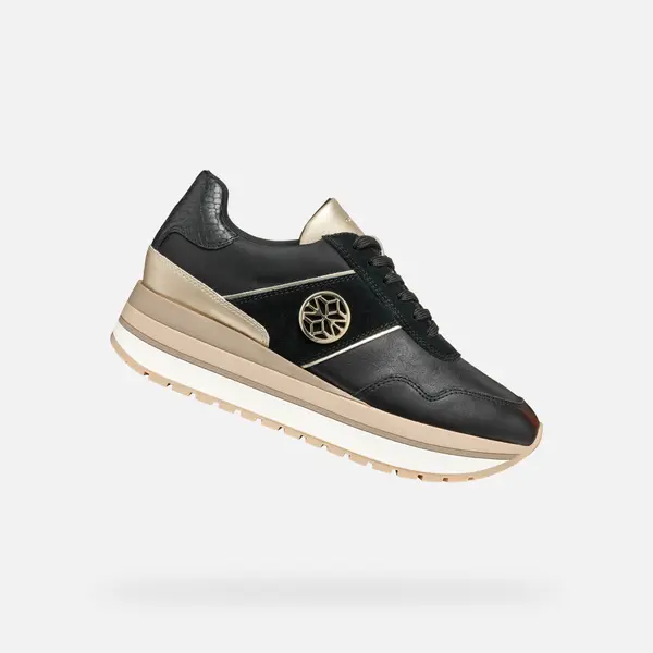 GEOX Black women's sneakers Geox Nekency - Women's