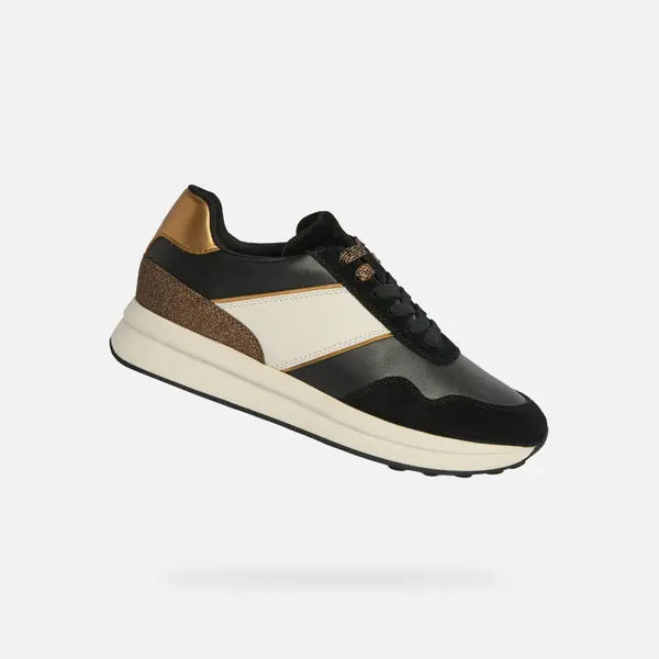 GEOX Black women's sneakers Geox Runntix - Women's