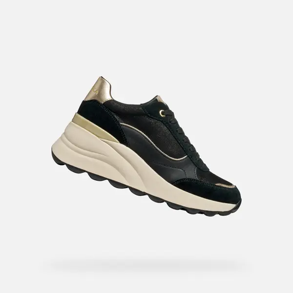 GEOX Black women's sneakers Geox Spherica EC13 - Women's