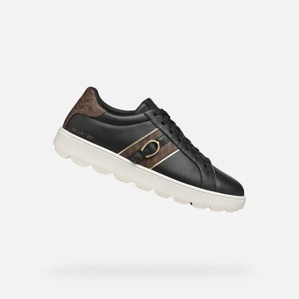 GEOX Black women's sneakers Geox Spherica Ecub-1 - Women's