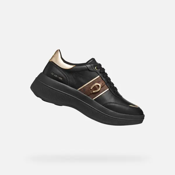 GEOX Black women's sneakers Geox Spherica ECUB-3 - Women's