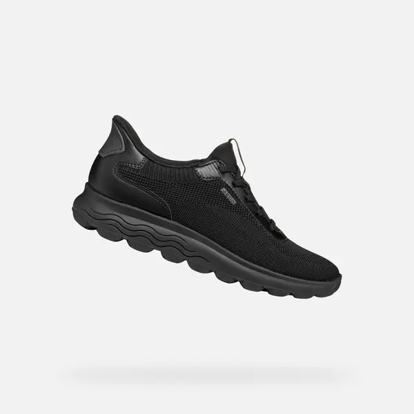 GEOX Black women's sneakers Geox Spherica Plus - Women's