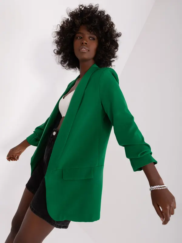Italy Moda Blazer-DHJ-MA-7684.15P-Dark Green