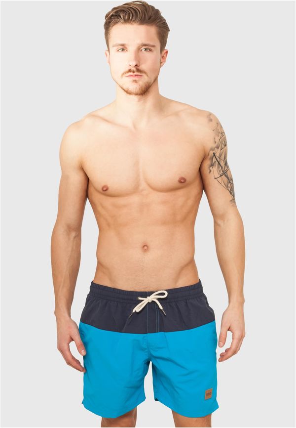 UC Men Block Swim Shorts nvy/tur