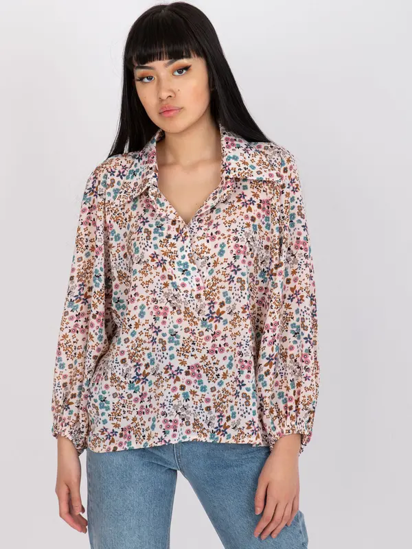 ZULUNA Blouse-CHA-BZ-3303.25-beige