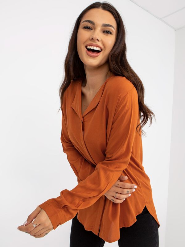 Sublevel Blouse-D73761M10997C-light brown