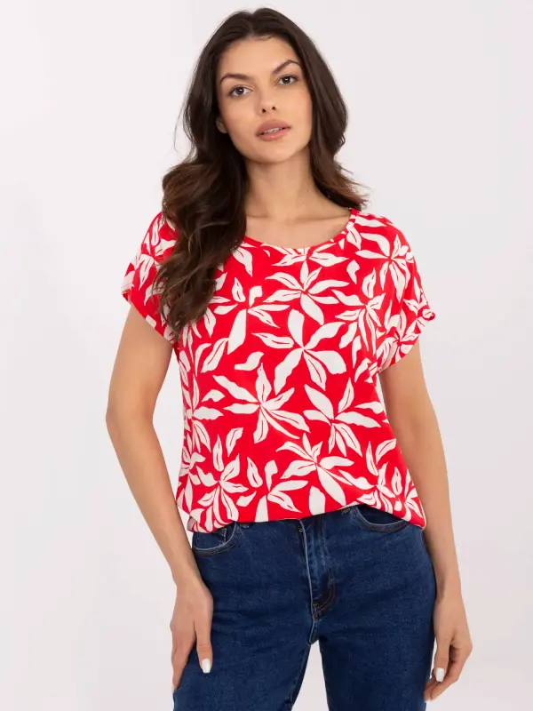 Sublevel Blouse-D73771M10978X-coral