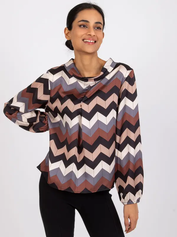 Italy Moda Blouse-DHJ-BZ-12311.49P-black-beige