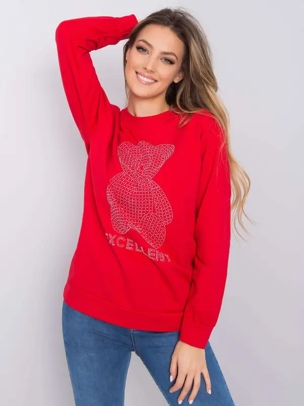 Italy Moda Blouse-DHJ-BZ-12779.43P-red