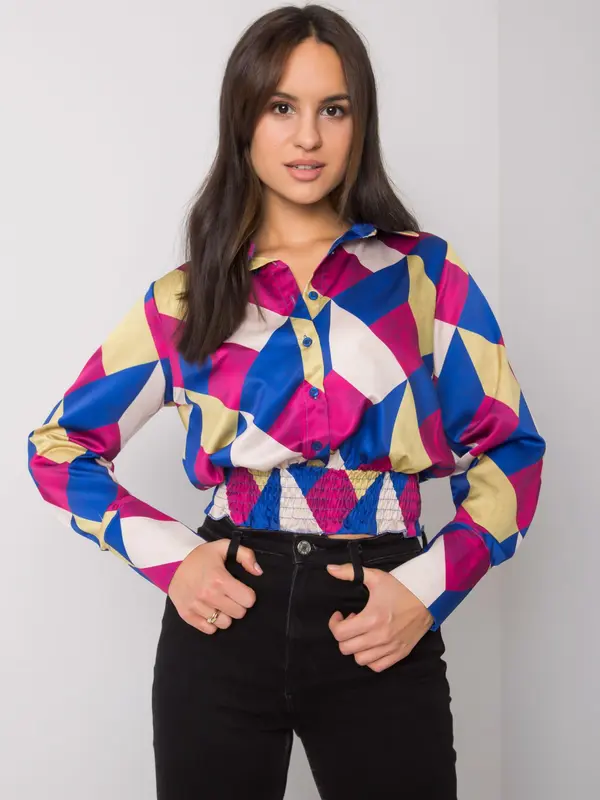 Italy Moda Blouse-DHJ-BZ-15251.82-dark blue