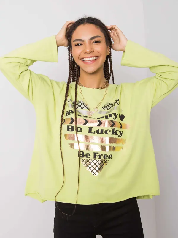 Italy Moda Blouse-DHJ-BZ-21103.06P-lime green