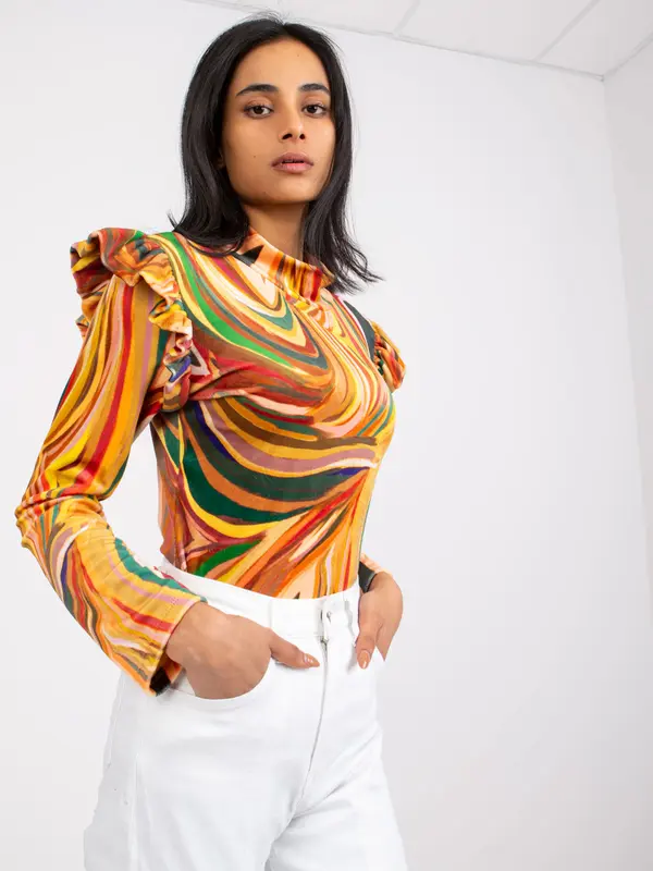 Italy Moda Blouse-DHJ-BZ-6533C.90-dark yellow
