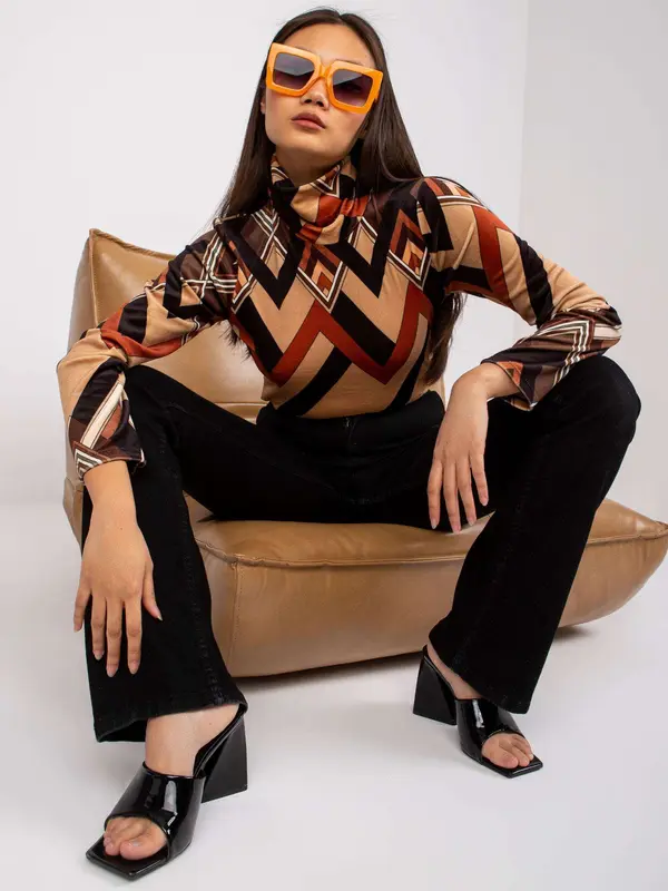 Italy Moda Blouse-DHJ-BZ-N6118-2.24-camel