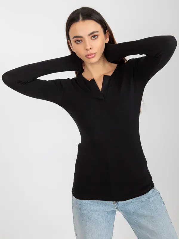 My Red Lips Blouse-EM-BZ-784.33P-black