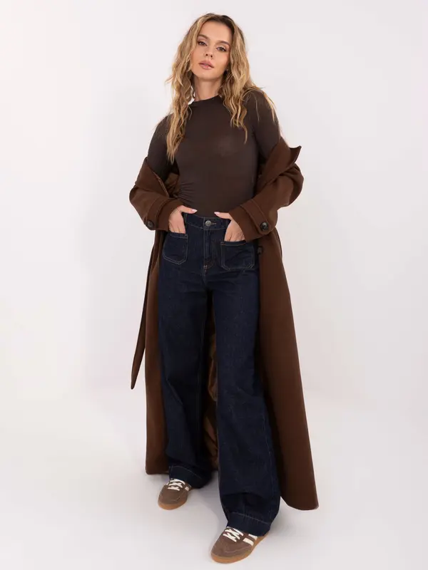 Italy Moda Blouse-IT-BZ-21818.98-brown