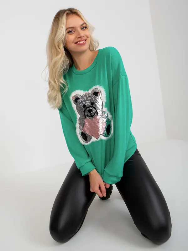 LAKERTA Blouse-LK-BZ-509067-1.27-turquoise