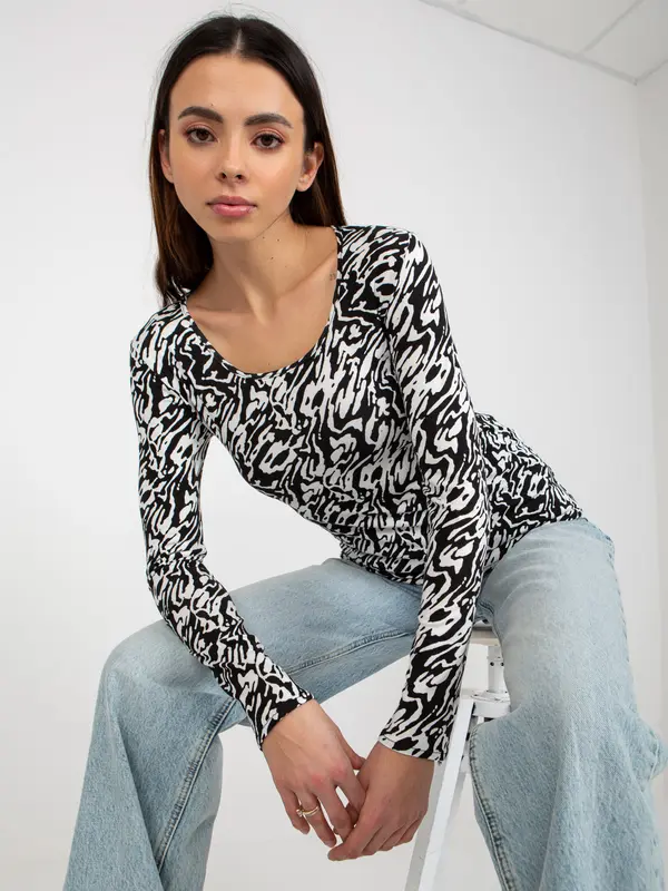 LAKERTA Blouse-LK-BZ-509198-1.49P-white-black