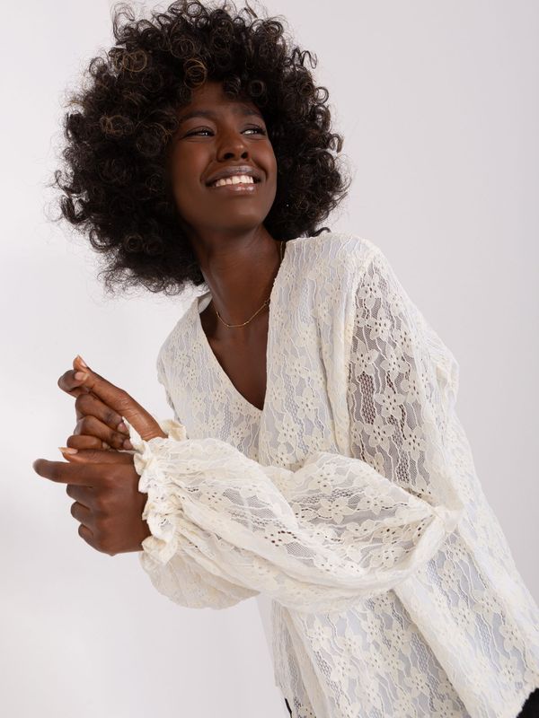 LAKERTA Blouse-LK-BZ-509203.08P-ecru