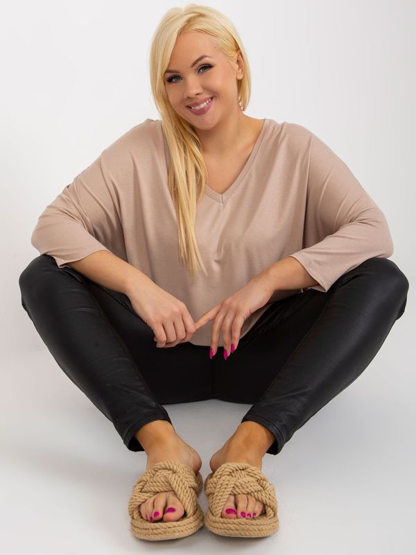 RELEVANCE Blouse-RV-BZ-5745.18-beige