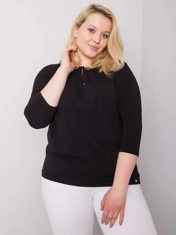 BASIC Feel Good Blouse-RV-BZ-6334.19P-black