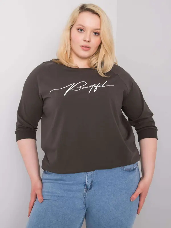 RELEVANCE Blouse-RV-BZ-6391.48-dark khaki