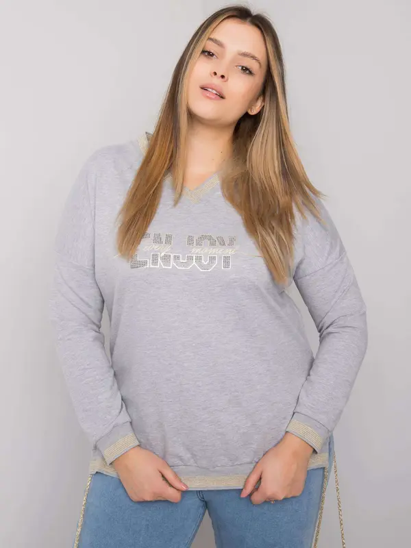 RELEVANCE Blouse-RV-BZ-7157.87P-grey