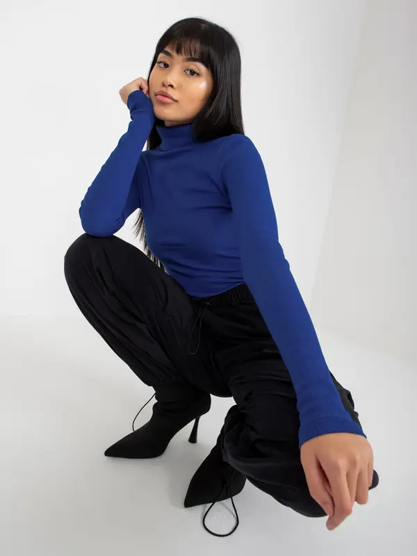 RUE PARIS Blouse-RV-BZ-7182.01P-cobalt