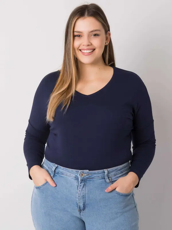 RELEVANCE Blouse-RV-BZ-7302.23-navy blue