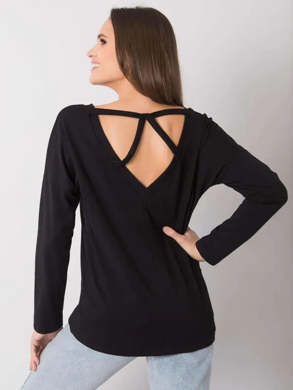 RUE PARIS Blouse-RV-BZ-7315.39X-black