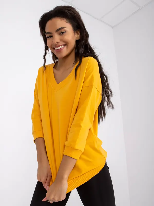 BASIC Feel Good Blouse-RV-BZ-7542.41X-light orange