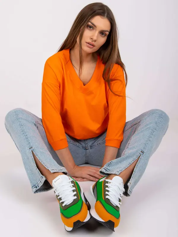 BASIC Feel Good Blouse-RV-BZ-7542.41X-orange