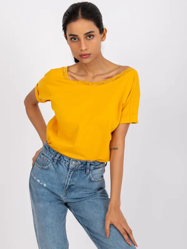RUE PARIS Blouse-RV-BZ-7544.00-light orange