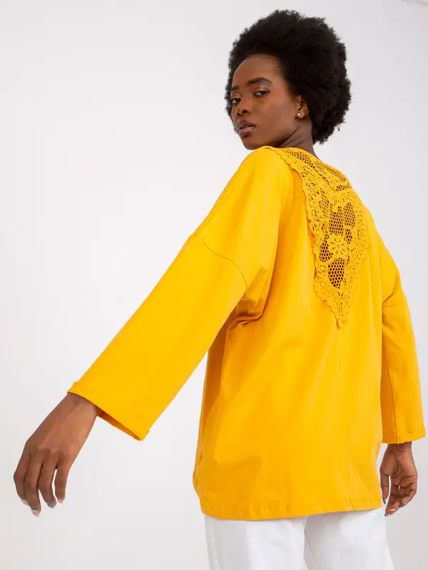 RUE PARIS Blouse-RV-BZ-7558.30-light orange