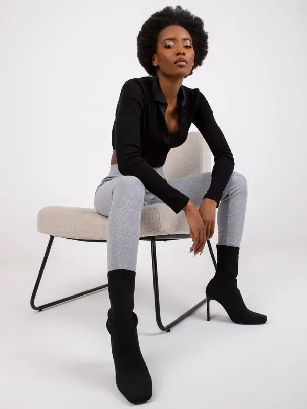 RUE PARIS Blouse-RV-BZ-7563.02-black
