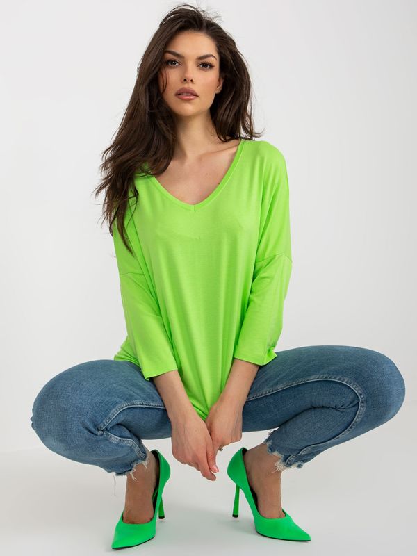 RELEVANCE Blouse-RV-BZ-7663.05-lime green