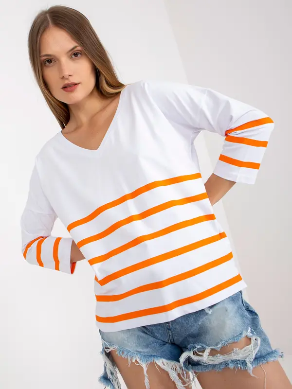 RUE PARIS Blouse-RV-BZ-8008.63-white