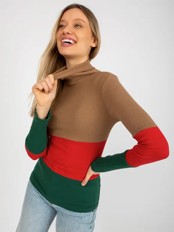 RELEVANCE Blouse-RV-BZ-8465-1.11P-camel