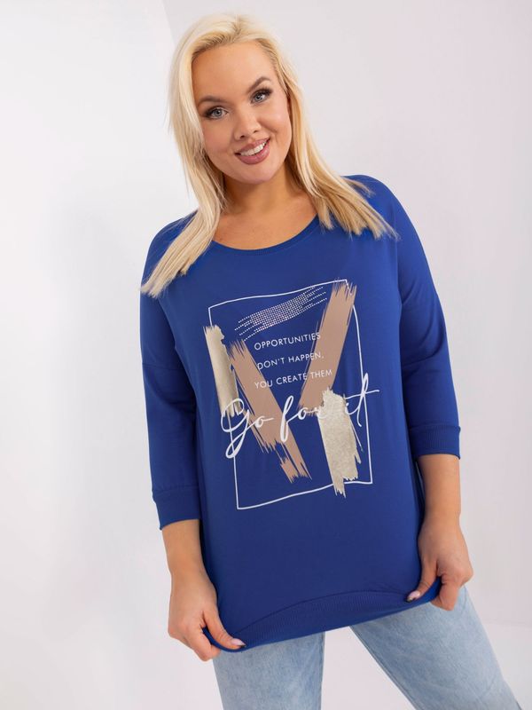 RELEVANCE Blouse-RV-BZ-8981.31P-Cobalt