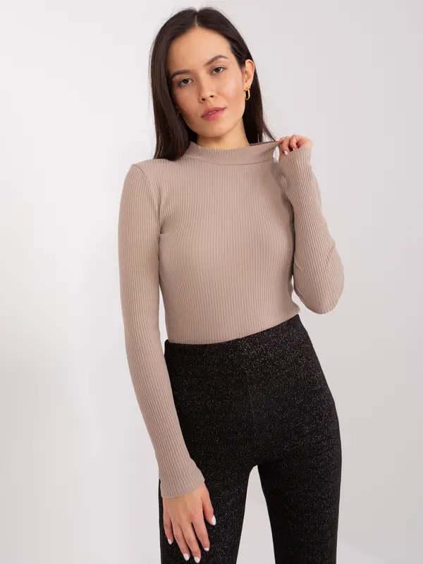 BASIC Feel Good Blouse-RV-BZ-9205.23X-dark beige