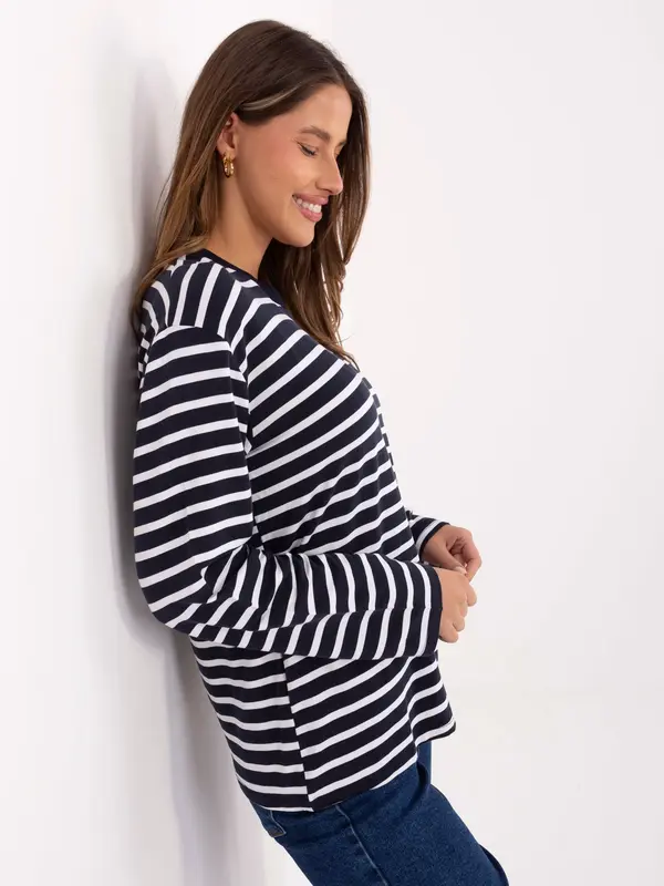 RELEVANCE Blouse-RV-BZ-A895.24-navy blue