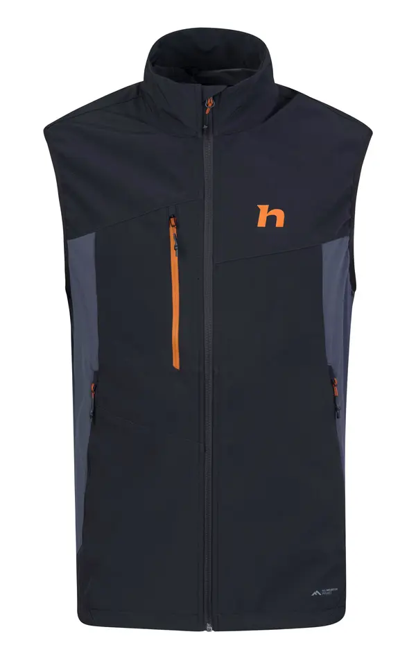 HANNAH Blue and black men's vest Hannah Carsten
