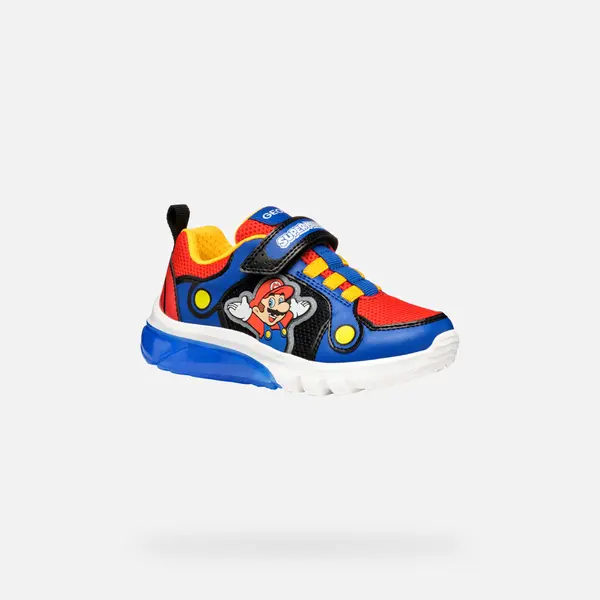 GEOX Blue boys' sneakers Geox Ciberdron - Boys
