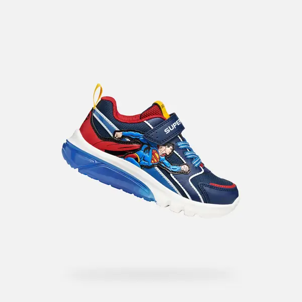 GEOX Blue boys' sneakers Geox Ciberdron - Boys