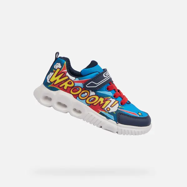 GEOX Blue boys' sneakers Geox Wroom - Boys