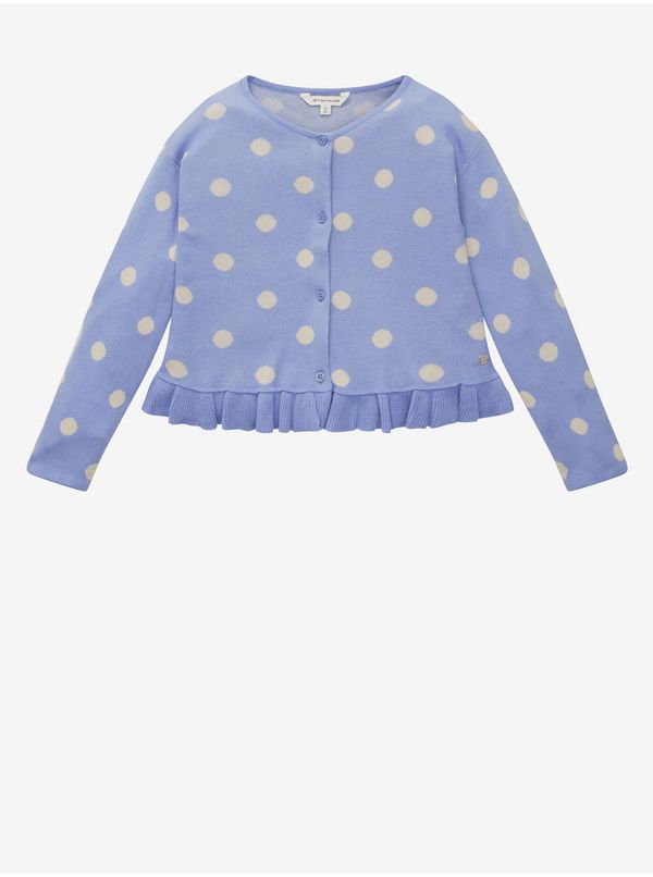 Tom Tailor Blue Girly Polka Dot Cardigan Tom Tailor - Girls