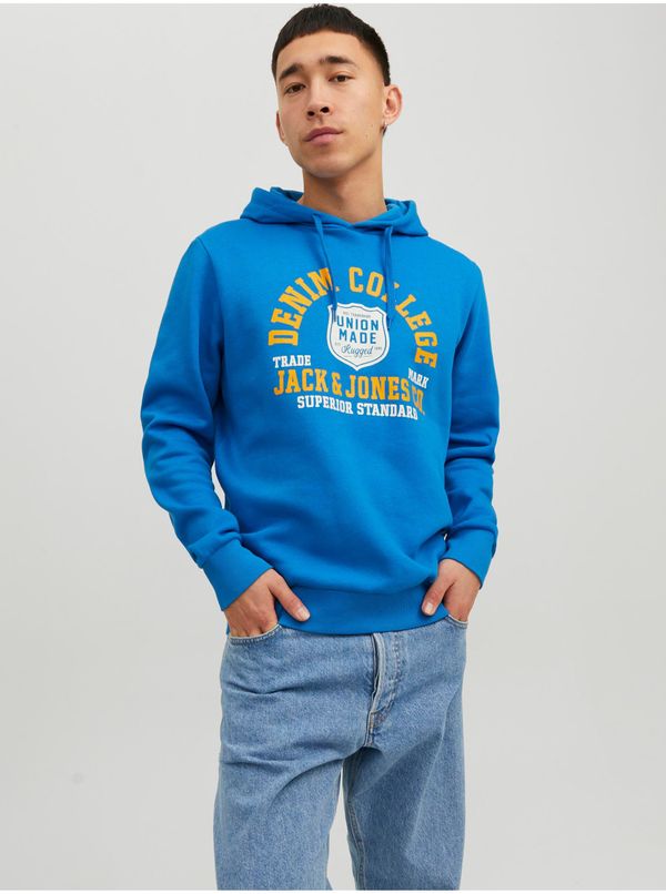Jack & Jones Blue men's hoodie Jack & Jones - Men's