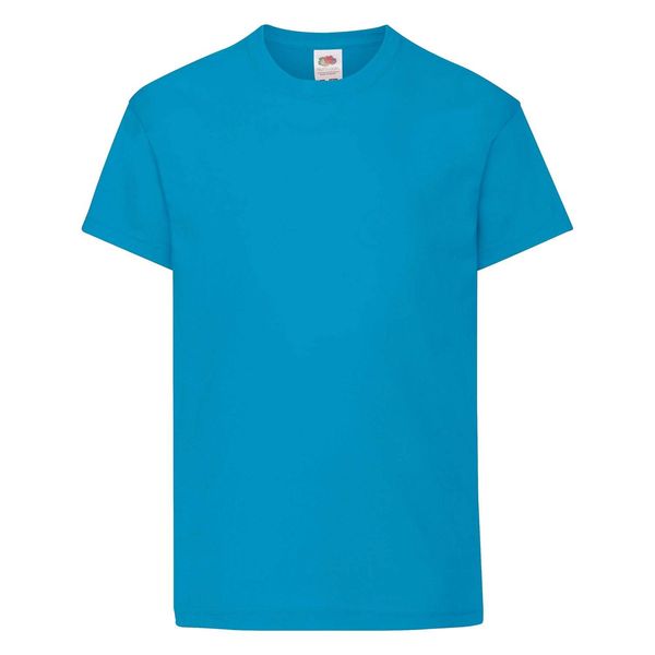 Fruit of the Loom Blue T-shirt Kids Original Fruit of the Loom
